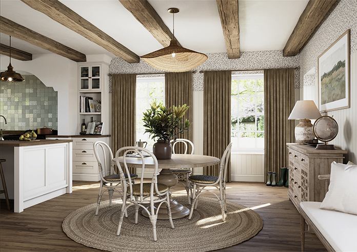 Faux Suede, Latte - Made to Measure Curtains - Image 7